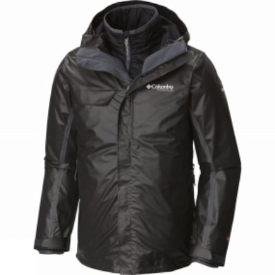 Columbia Mens OutDry Ex Gold Interchange Jacket Black Columbia Mens OutDry Ex Gold Interchange Jacket Black